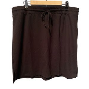 J.Jill wearever collection black knit skirt XL NWT